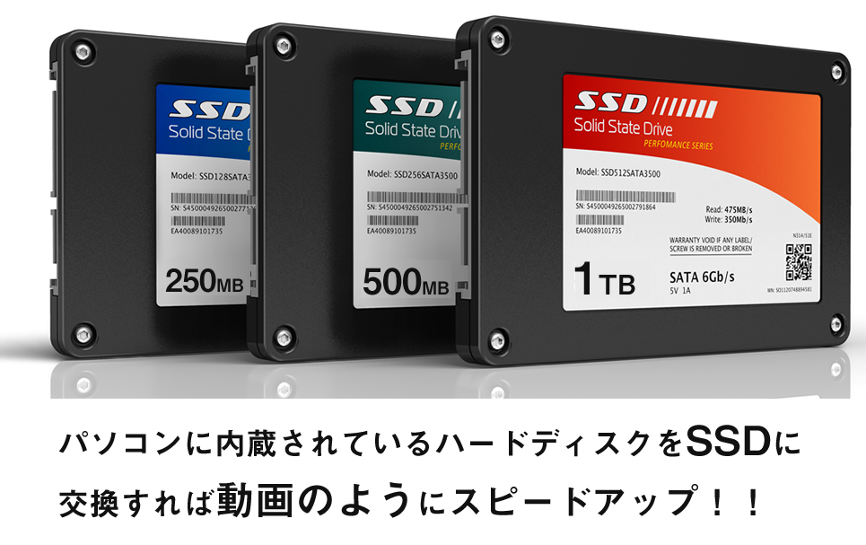 SSD交換（換装） ！起動速度が4倍にスピードアップ - 大阪市中央区 